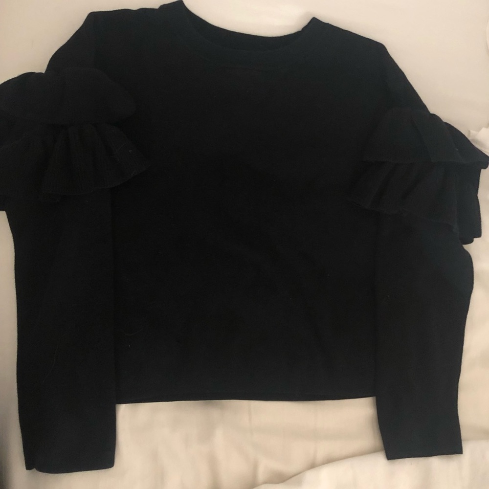 H&M flounce arm sweater